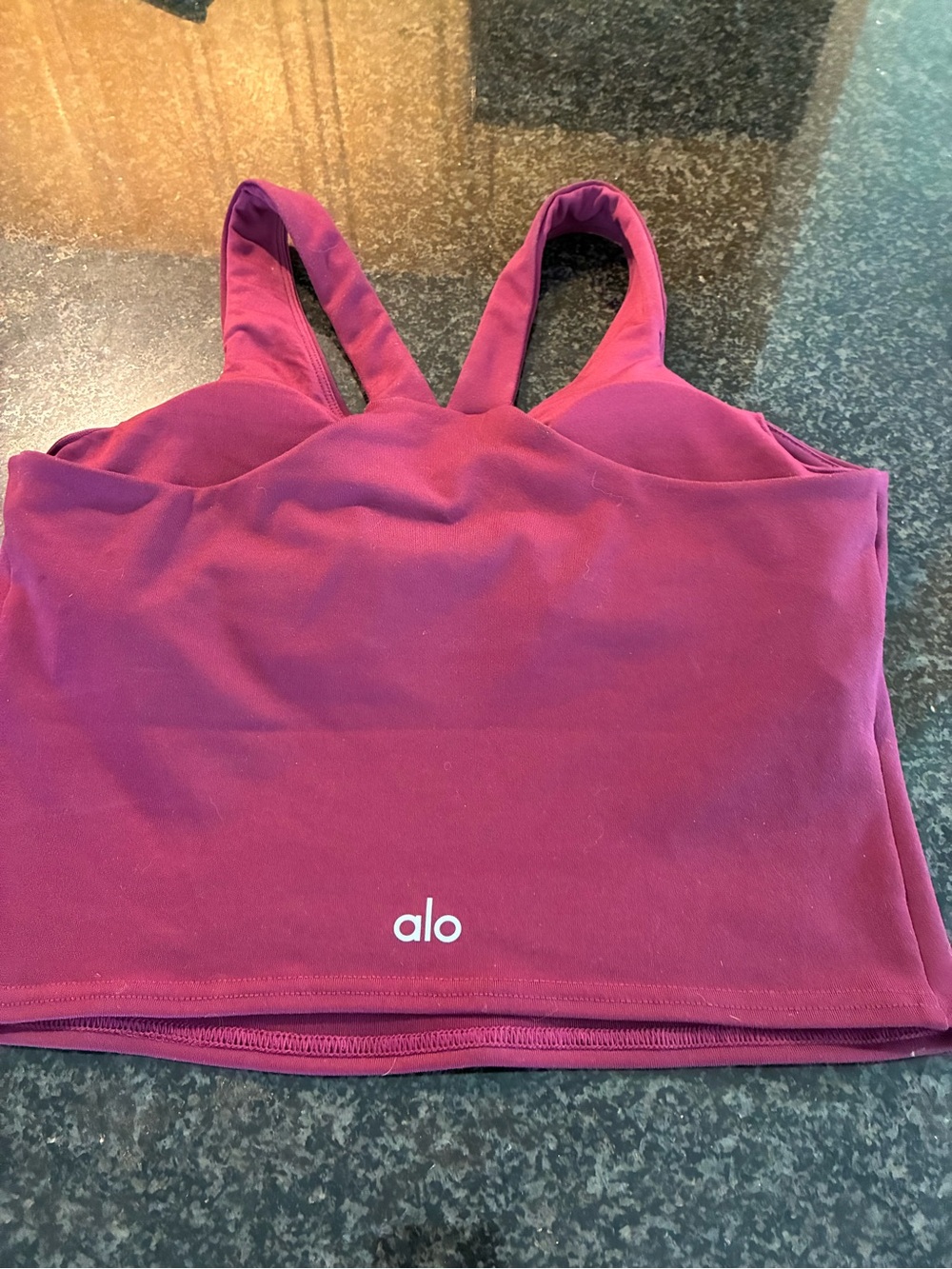 ALO Yoga Plum Sports Bra